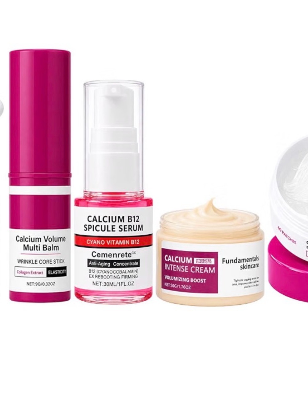 New/Sealed Calcium Daily Care Skin Set with Calcium Multi Balm Stick – Gentle Fi